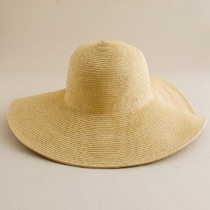 J Crew Floppy Straw Sun Hat